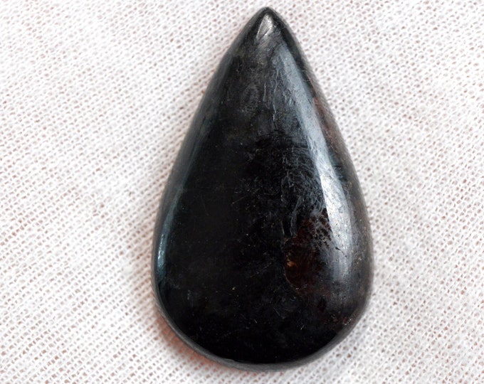 Grenat Spessartine & Tourmaline Schorl 68 carats - cabochon pierre naturelle - Pakistan / ES57