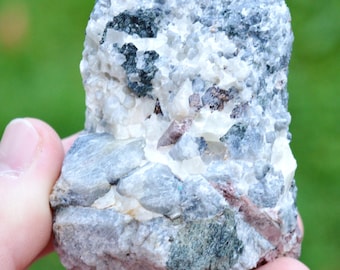 Sapphire & Calcite 152 grams - Tranomaro, Amboasary Sud District, Anosy, Madagascar