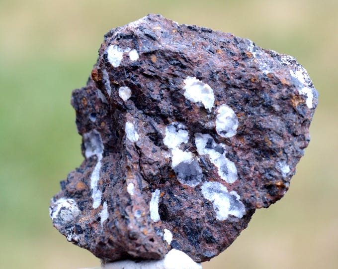 Philipsite basalt 49 grams - Basalt quarry, Gonterskirchen, Laubach, Giessen, Giessen Region, Hesse, Germany