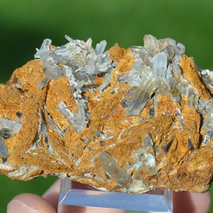 Quarzo e Siderite 77 grammi - Vizille, Grenoble, Isère, Alvernia-Rodano-Alpi, Francia