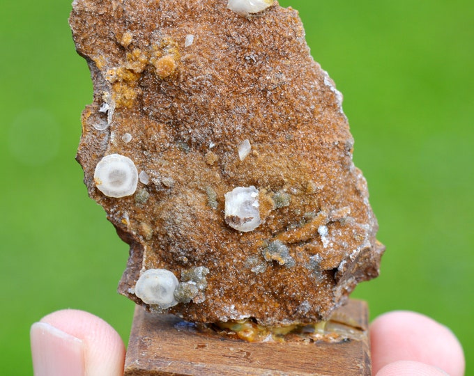 Calcite & Siderite 38 grams - Peyrebrune, Montredon-Labessonnié, Castres, Tarn, Occitanie, France