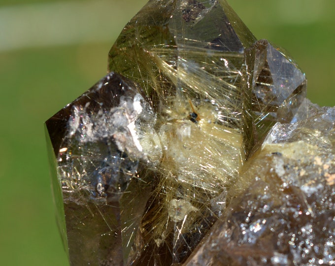 Smoky Quartz & Rutile 102 grams - Novo Horizonte, Bahia, Brazil
