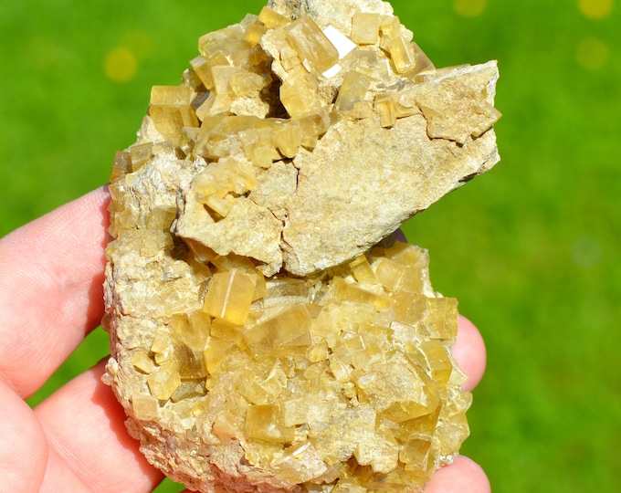 Barite 309 grams - Barite occurrences, Châtel-Guyon, Riom, Puy-de-Dôme, Auvergne-Rhône-Alpes, France