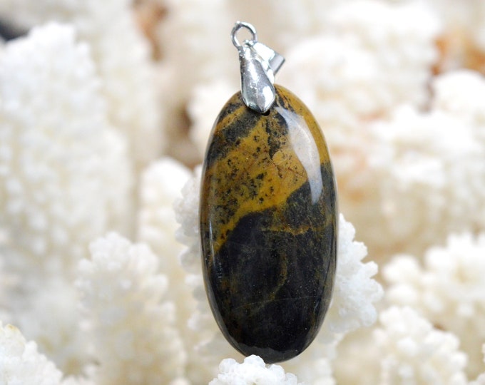 51 carat brown jasper - natural stone cabochon pendant - South Africa / DZ83