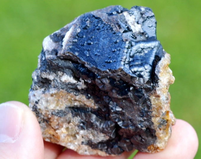 Goethite & Quartz 129 grams - Steingraben Mine, Urbès, Thann-Guebwiller, Haut-Rhin, Grand Est, France