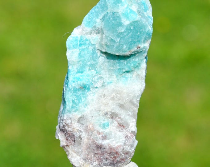Microcline var. Amazonite & Quartz 66 grams - Fasimena Pegmatite, Fasimena, Ambositra II, Ambositra District, Amoron'i Mania, Madagascar