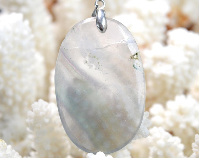 Fluorite 73 carats - pendentif cabochon pierre naturelle - Afghanistan / GA99
