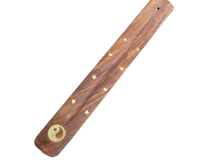 Wooden incense holder - Ying Yang model - 1 piece