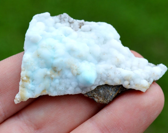 Blue aragonite 19 grams - Lead mines, Altenberg, Ste Marie-aux-Mines, Colmar-Ribeauvillé, Haut-Rhin, Alsace, France