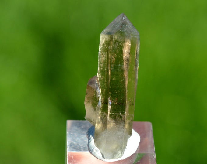 Smoky quartz 3.9 grams - Minstigertal (Münstigertal), Münster, Goms, Valais, Switzerland