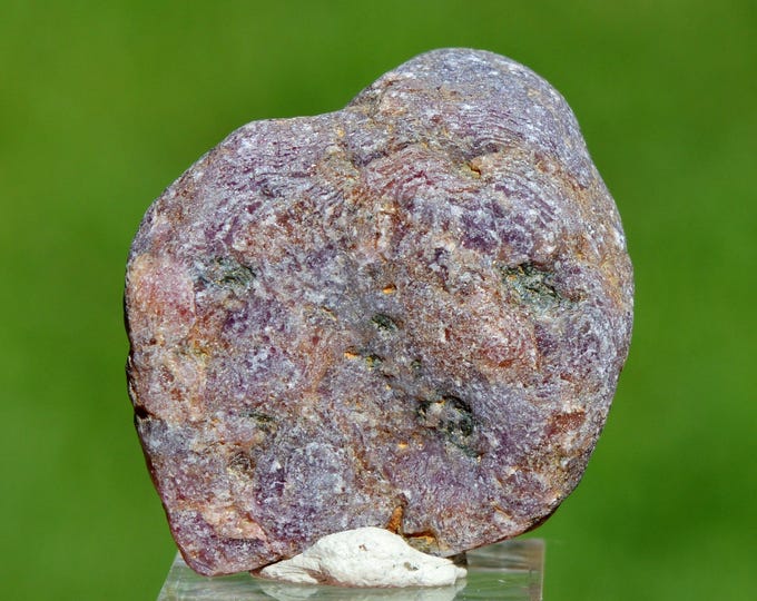 Corundum var. Ruby 23 grams - Fluorescent - Mysore District, Karnataka, India