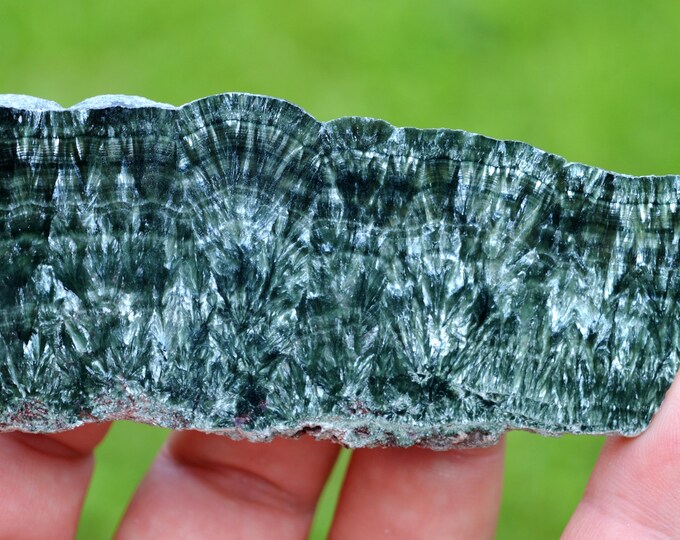 Seraphinite 52 grams - Korshunovskoye iron deposit, Zheleznogorsk, Irkutsk Oblast, Russia