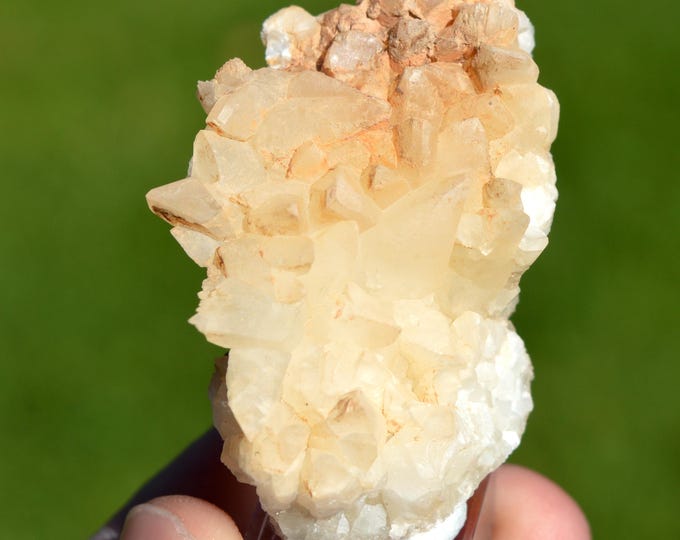 Calcite 42 grams - Limestone quarry, Limont-Fontaine, Maubeuge, Avesnes-sur-Helpe, Nord, Hauts-de-France, France