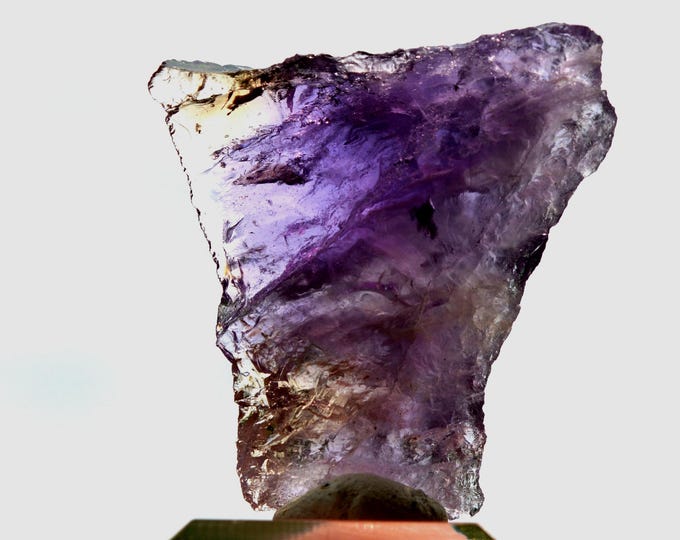 Quartz var. Ametrine 20 grams - Anahi Mine, Puerto Suárez Municipality, Germán Busch Province, Santa Cruz, Bolivia
