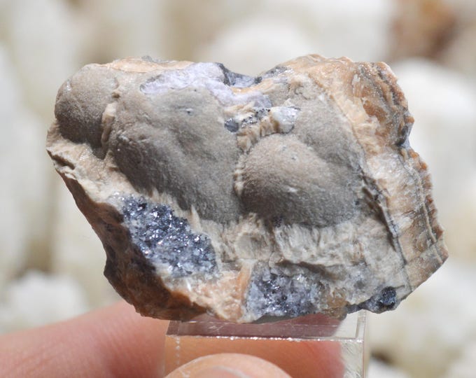 Baryte & Galena 35 grams - Chaillac, Le Blanc, Indre, Centre-Val de Loire, France