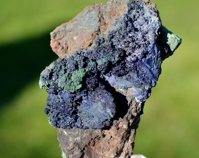 Azurite & Malachite 86 grams - Imiter mine, Imiter mining district, Tinghir Cercle, Tinghir Province, Drâa-Tafilalet Region, Morocco