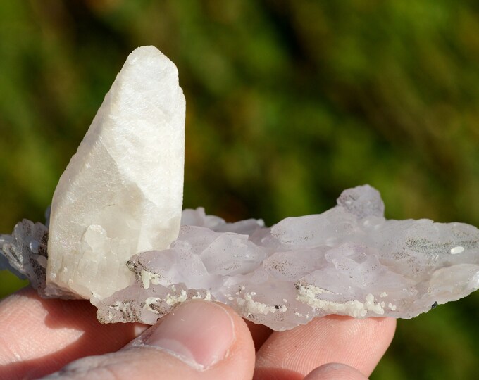 Calcite & Amethyst Quartz 57 grams - Irai City, Rio Grande Do Sul, Brazil