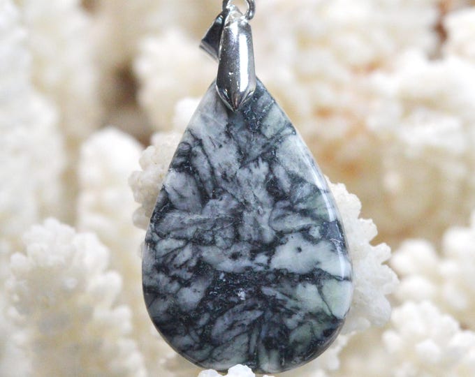 Pinolite 35 carat - natural stone cabochon pendant - Austria / FS6