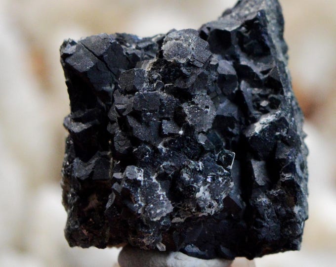 Galena & Chalcedony 67 grams - Le Buisson Mine, Montmirat, Saint-Étienne-du-Valdonnez, Mende, Lozère, Occitanie, France