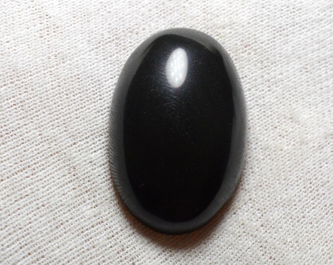 Obsidian 52 carats - natural stone cabochon - Mexico / FC34