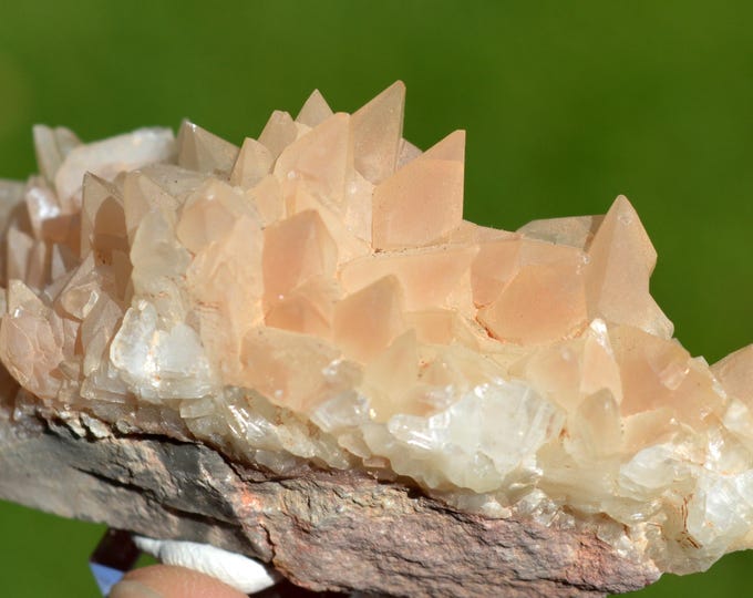 Calcite 50 grams - Limestone quarry, Limont-Fontaine, Maubeuge, Avesnes-sur-Helpe, Nord, Hauts-de-France, France