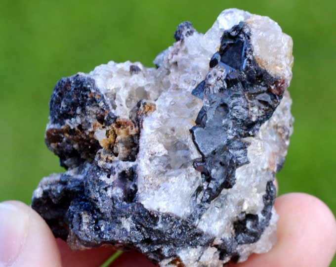 Goethite & Quartz 105 grams - Steingraben Mine, Urbès, Thann-Guebwiller, Haut-Rhin, Grand Est, France