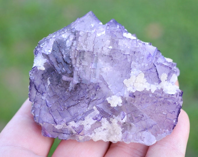 Fluorite & Strontianite 327 grams - Melchor Múzquiz, Múzquiz Municipality, Coahuila, Mexico