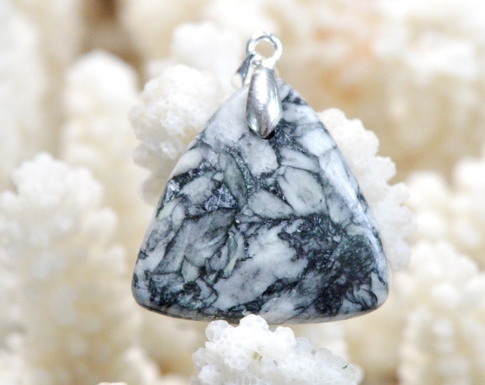 27 carat Pinolite - natural stone cabochon pendant - Austria // DY47