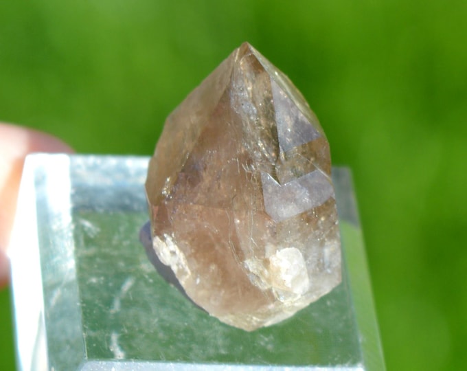 Smoky quartz 5.9 grams - Minstigertal (Münstigertal), Münster, Goms, Valais, Switzerland