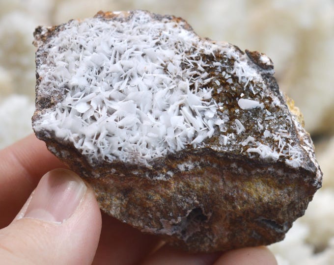 Baryte & Quartz 173 grams - Les Redoutières Mine, Chaillac Mines, Chaillac, Le Blanc, Indre, Centre-Val de Loire, France
