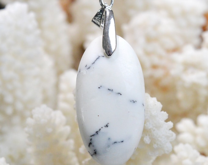 67 Carat Dendrite Opal - Natural Gemstone Cabochon Pendant - Türkiye // CR8