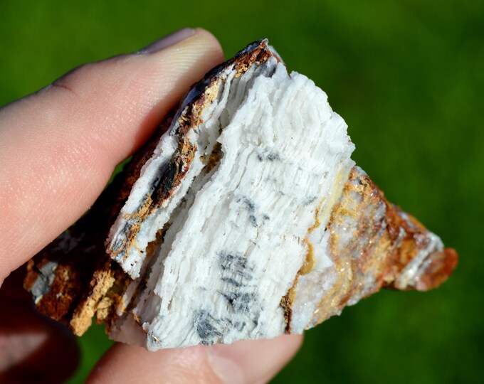 Siderite & Quartz 130 grams - Riou Bourdoux ravine, Saint-Pons, Barcelonnette, Alpes-de-Haute-Provence, Provence-Alpes-Côte d'Azur, France