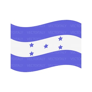 Honduras flag SVG Original colors, Honduras Flag Png, Commercial use for print on demand, Cut files for Cricut, Cut files for silhouette SVG