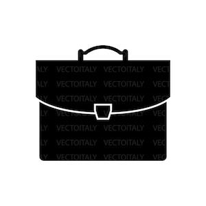 Porte-documents SVG Cut File, Bagages PNG, Sac, Voyage, Valise, Emploi, Travail, Boîte à outils, Sac pour ordinateur portable Clipart, TÉLÉCHARGEMENT numérique instantané