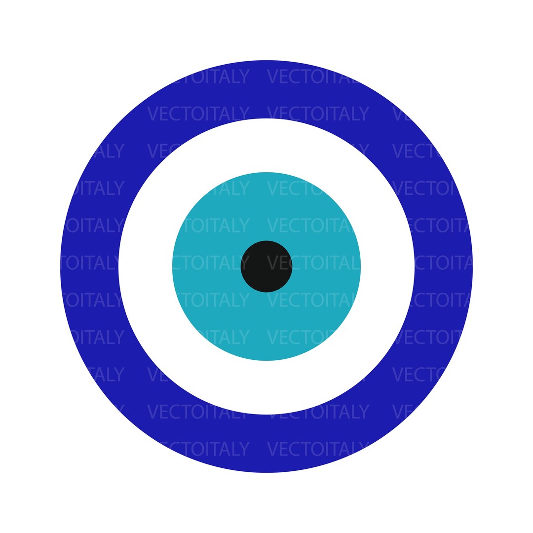 Evil Eye Svg, Turkish Eye Svg. Vector Cut File for Cricut, Silhouette ...