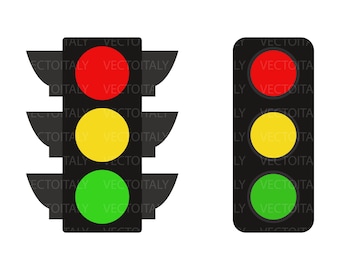 Traffic Light SVG, Traffic Light Clipart, Traffic Light PNG, Instant Digital Download