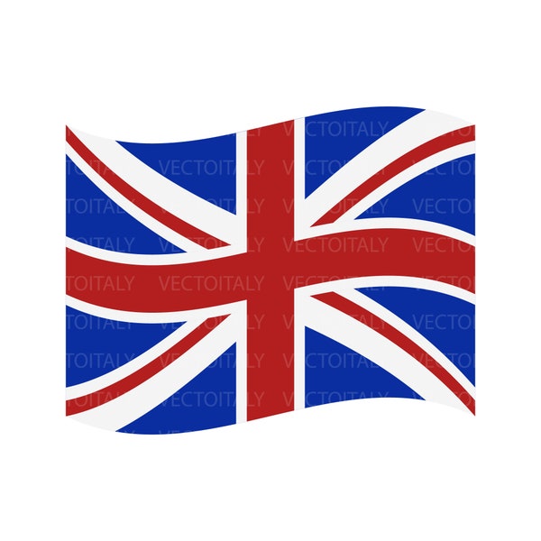 UK Flag SVG, Union Jack SVG, Great Britain Flag svg Cut File, United Kingdom flag png Cricut Design, Silhouette Design, Digital Download