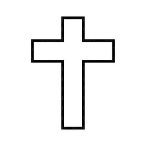 Christian Cross Outline SVG Files, Christian Cross Cut Files, Christian Cross Vector Files, Christian Cross Clip Art