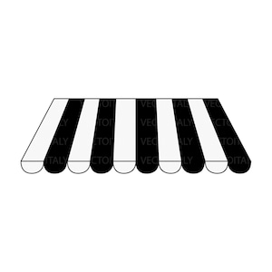 Striped Awnings, SVG, Store Svg, Shop Svg, Awnings Clipart, Awnings Files for Cricut, Awnings Cut Files For Silhouette