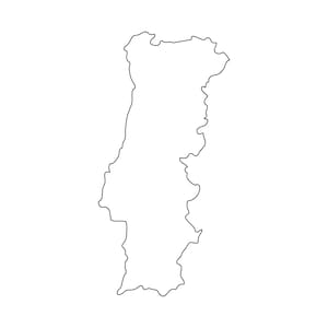 Portugal SVG, Portugal Cut Files, Portugal Outline SVG, Portugal Silhouette SVG, Portugal Map Clip Art, Portugal Vector