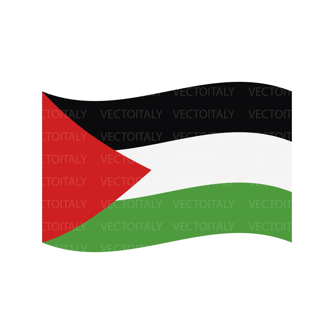 Palestinian Flag Svg Layered, Palestinian Flag Svg, Palestinian Flag ...