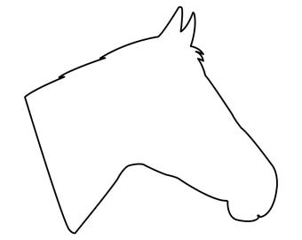 Horse Head Svg, Horse Svg, Horse Pbg, Stallion Svg, Horse Lover. Vector Cut file for Cricut, Silhouette, Pdf Png Eps Decal, Sticker