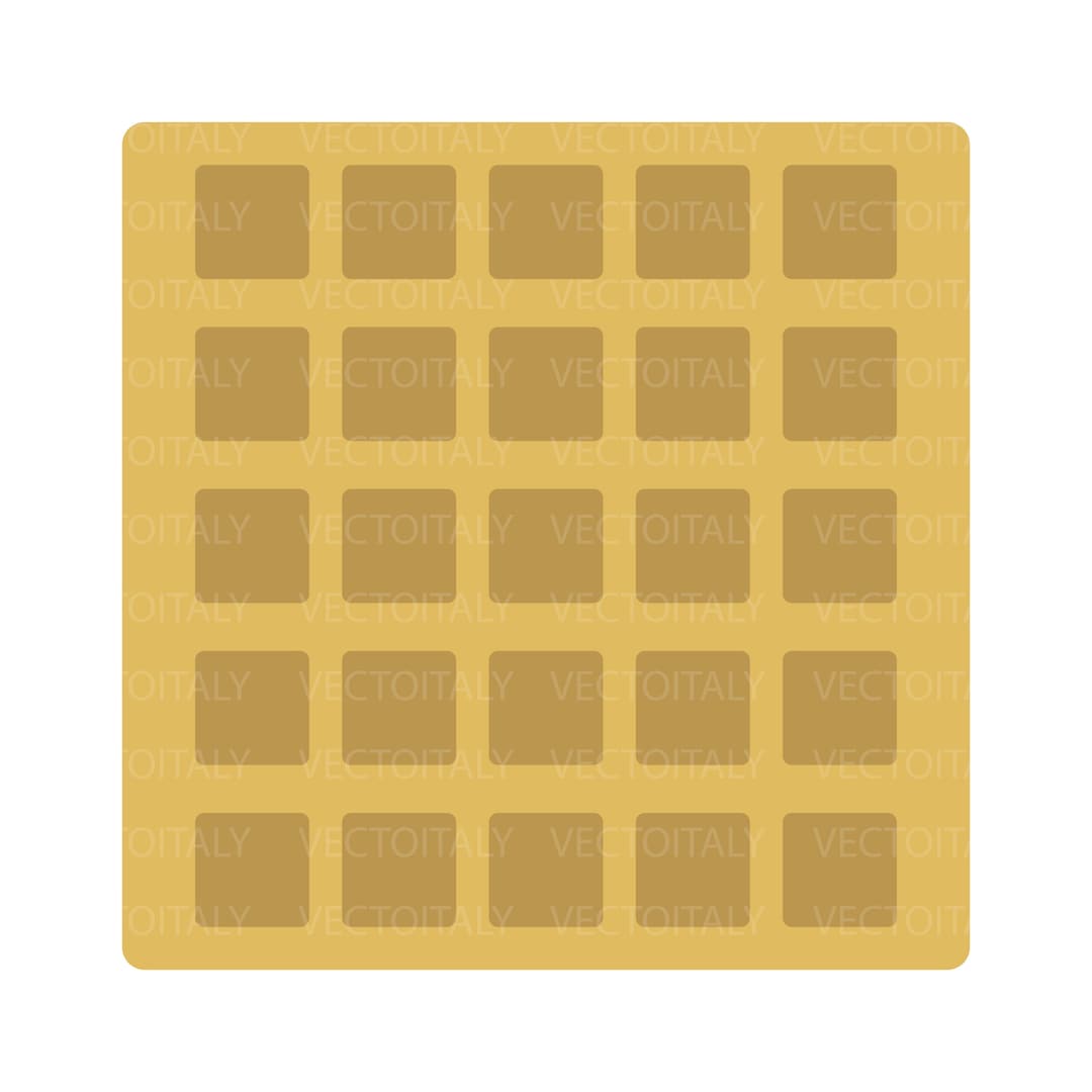 Waffle Computer Shape Waffle SVG, Waffle PNG, Square Waffle, Simple Flat Waffle, Waffle Clip ...