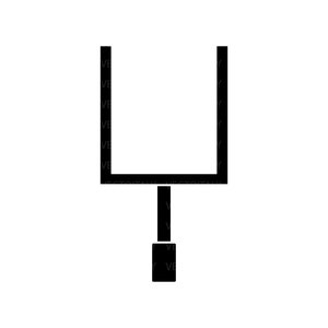 May include: Black silhouette of a football goal post.