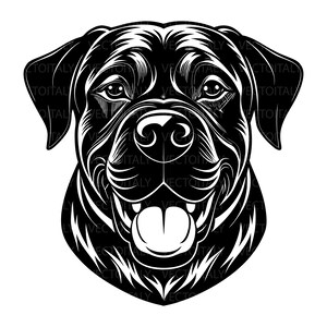 Mastiff Dog Breed Head Happy Face Smile Paw Puppy Pup Pet  Bullmastiff English Dogue De Bordeaux Logo SVG PNG Clipart Vector Cut Cutting