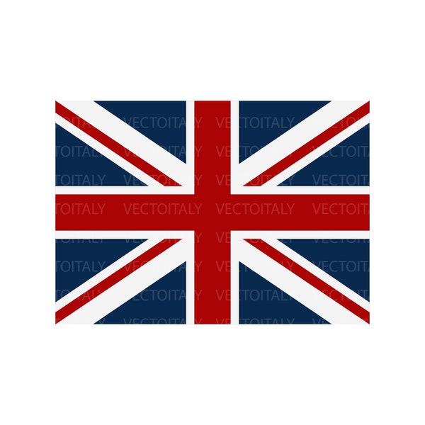United Kingdom Flag SVG, U.K Nation Country Union Jack Banner, Cricut Cut File Digital Download Clipart Vector Graphic
