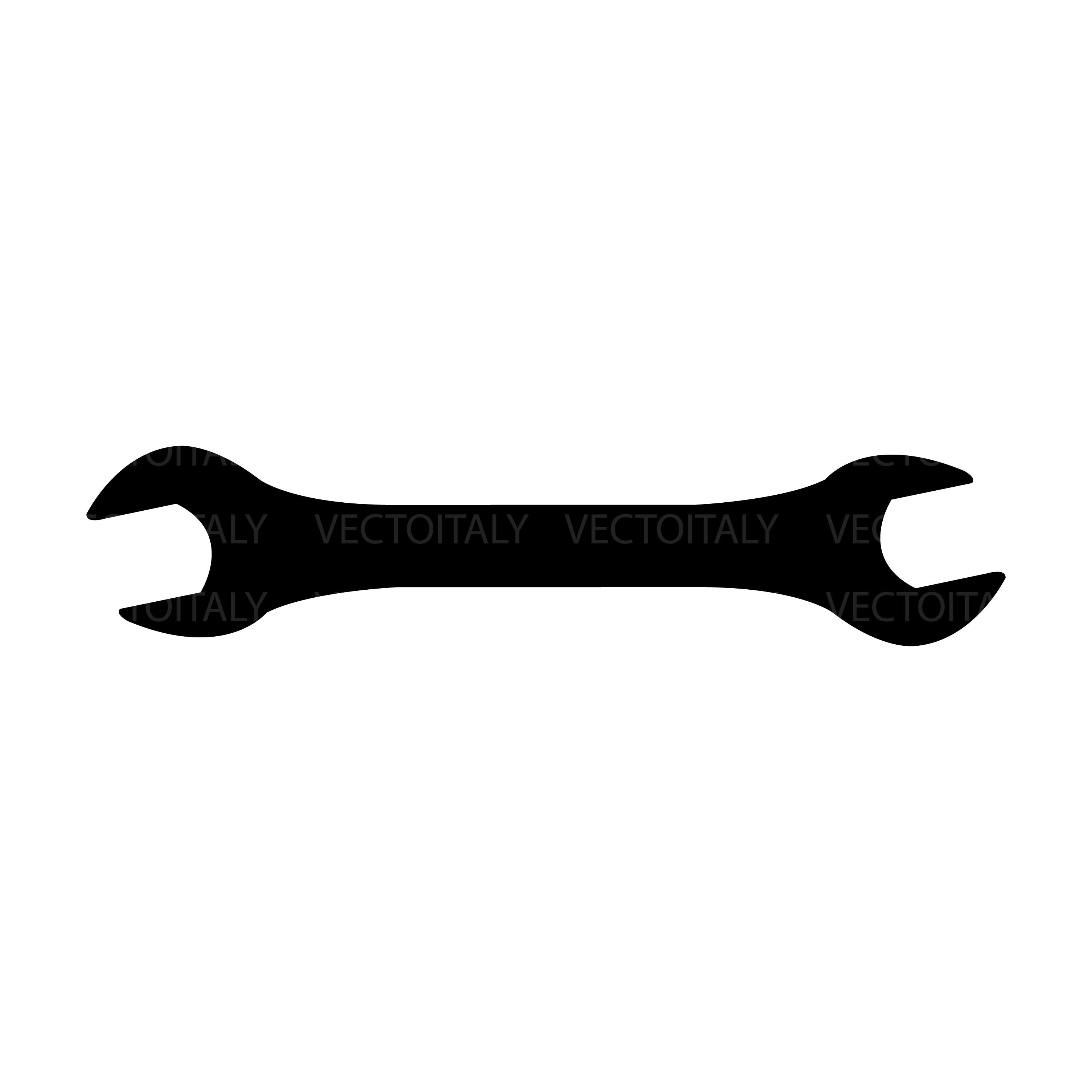 Wrench Tools SVG Files, Wrenches SVG Cut Files, Spanner SVG Vector ...
