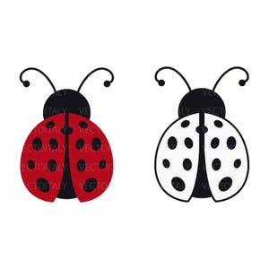 Nyckelpiga | Vektorgrafik | DIREKT DIGITAL NEDLADDNING | svg | png | jpeg | eps | pdf