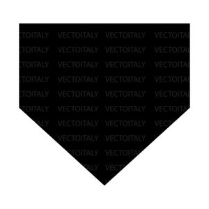 Home Plate SVG, Baseball Home Plate Cut Files, Home Plate Silhouette Vector, Softball SVG, Baseball Plate Clip Art, Home Plate Outline