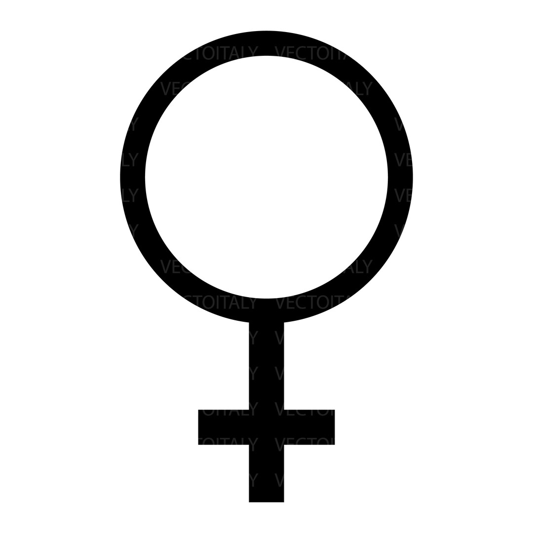 Female Symbol SVG: Gender Sign Cut File, Clipart (digital Download) - Etsy